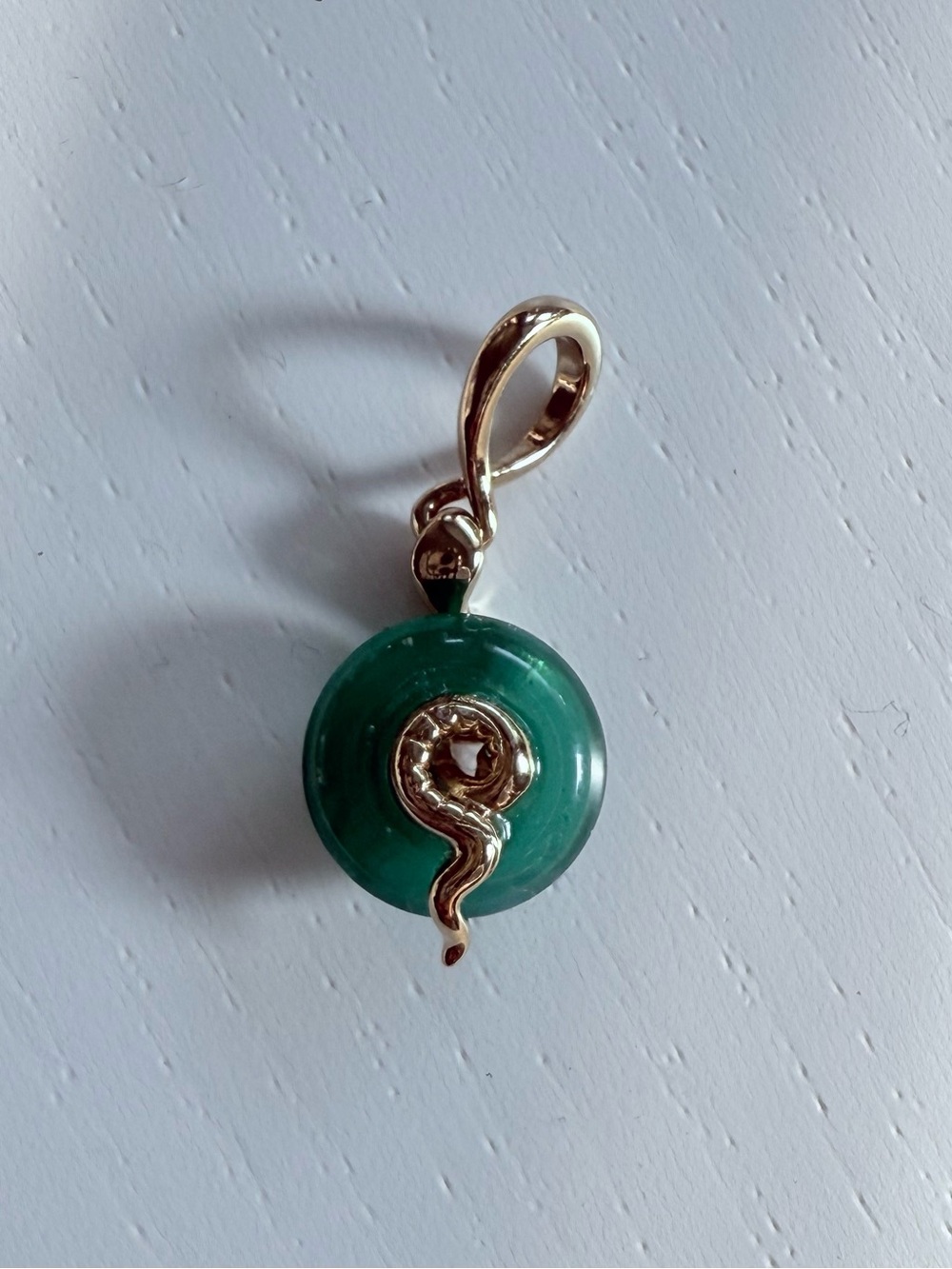 Pandora Snake Green Murano charm